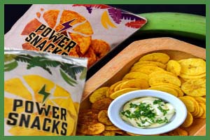 Sweet and salt plantain chips. Handmade Organic Products